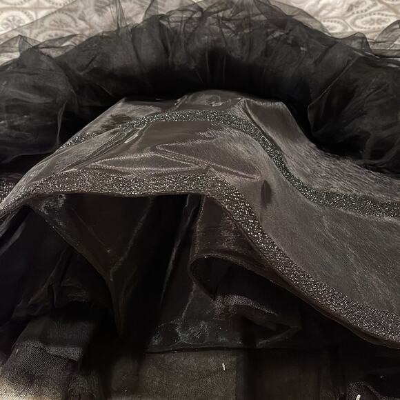 Vintage 1980's Jean -Louis Scherrer Haute Couture Black Gown Dress Size FR 42 - Picture 12 of 16